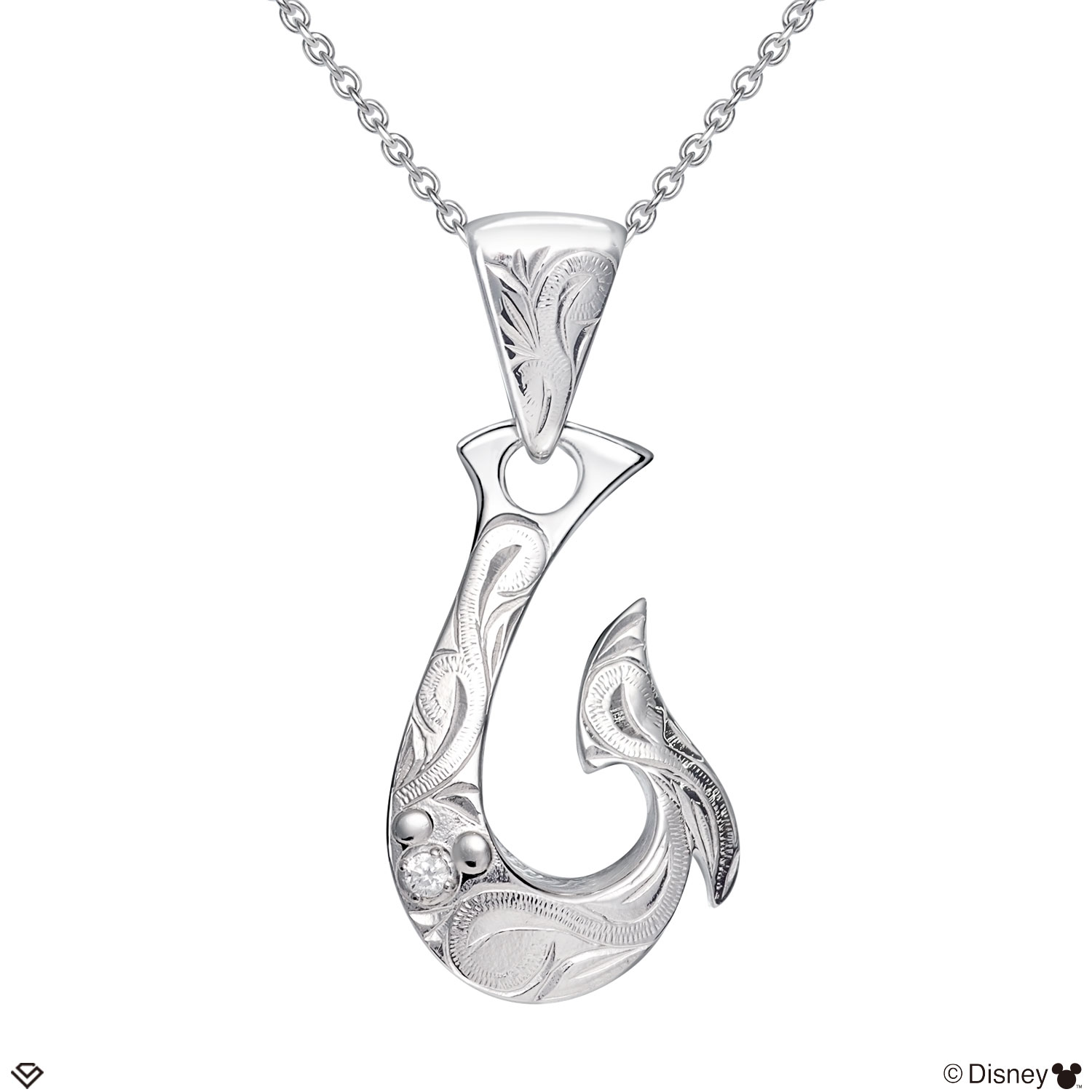 ディズニー Disney ネックレス ハワイアンジュエリー フィッシュフック 「ミッキー」 lp58-0010