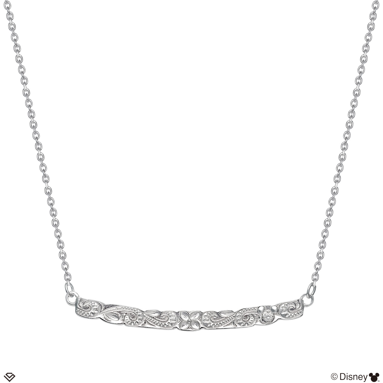 ディズニー Disney ネックレス ハワイアンジュエリー スクロールバー 「ミッキー」 スライドアジャスター lp58-0011