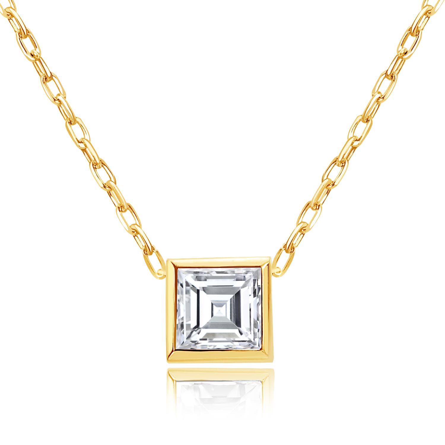 スタージュエリー ダイヤモンド プチ ホースシュー ゴールドネックレス