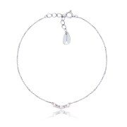 ブレスレット モルガナイト 0.15ct ダイヤモンド プラチナ ゴールド lb102-0001