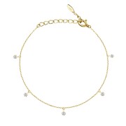ベイビーズ ブレス ブレスレット ダイヤモンド 0.15ct プラチナ PT900 ゴールド 18金 K18 lb51-0001