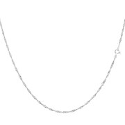 ネックレス チェーン スクリュー 幅 2mm pt850 プラチナ 約 5.24g 長さ 55cm lc97-0043-pt-033-55