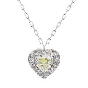 ハート ダイヤモンド ネックレス 0.27ct PT900 プラチナ lp37-0009-pt