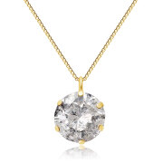 ネックレス レディース ダイヤ ダイヤモンド 18金 鑑別カード付 1.0ct ゴールド K18