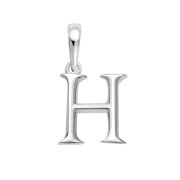ペンダントトップ 英字 イニシャル レディース メンズ PT900 プラチナ ネックレス H