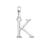 ペンダントトップ 英字 イニシャル レディース メンズ PT900 プラチナ ネックレス K