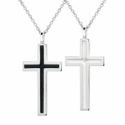ネックレス ペア シルバー925 レールクロス