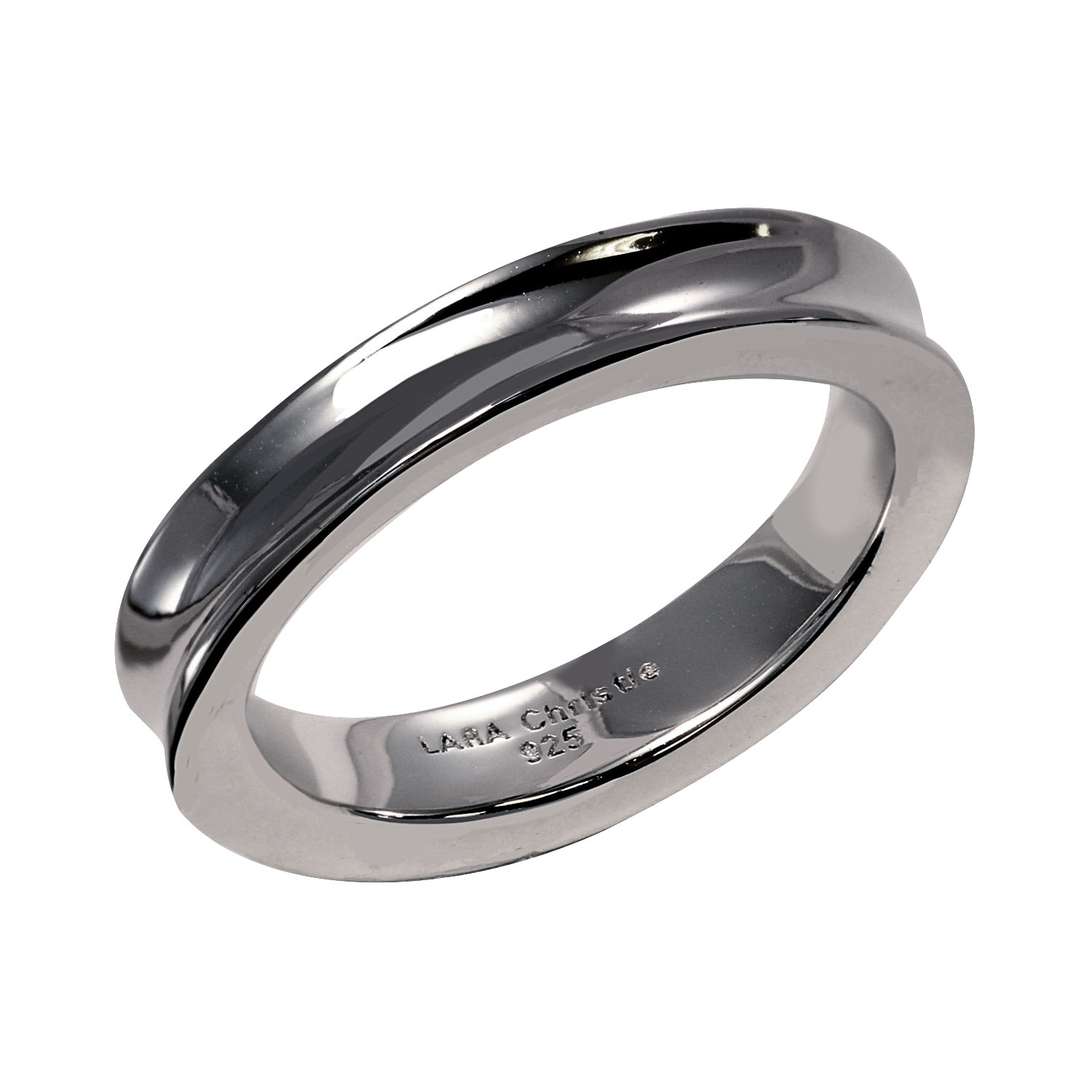 リング 指輪 メンズ  カーブ デザイン シルバー925 [ BLACK Label ] r14012-b