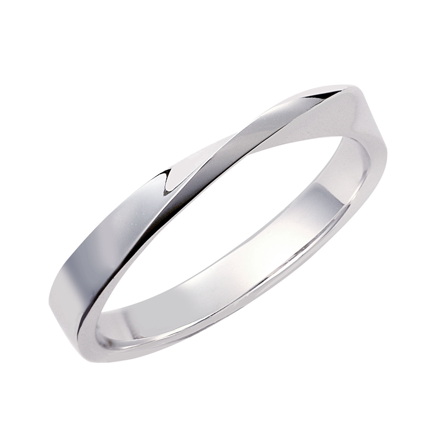 リング 指輪 レディース ひねり デザイン シルバー925 [ WHITE Label ] r14050-w