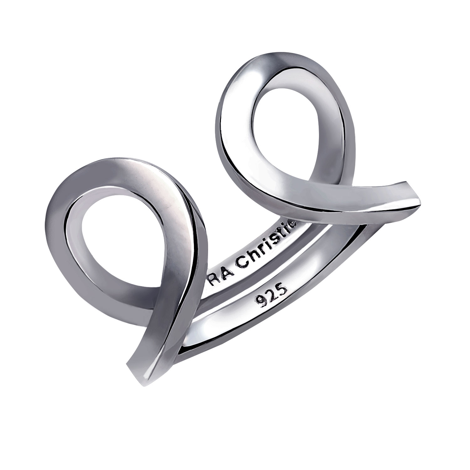 リング 指輪 メンズ シルバー シンメトリー [BLACK Label ]