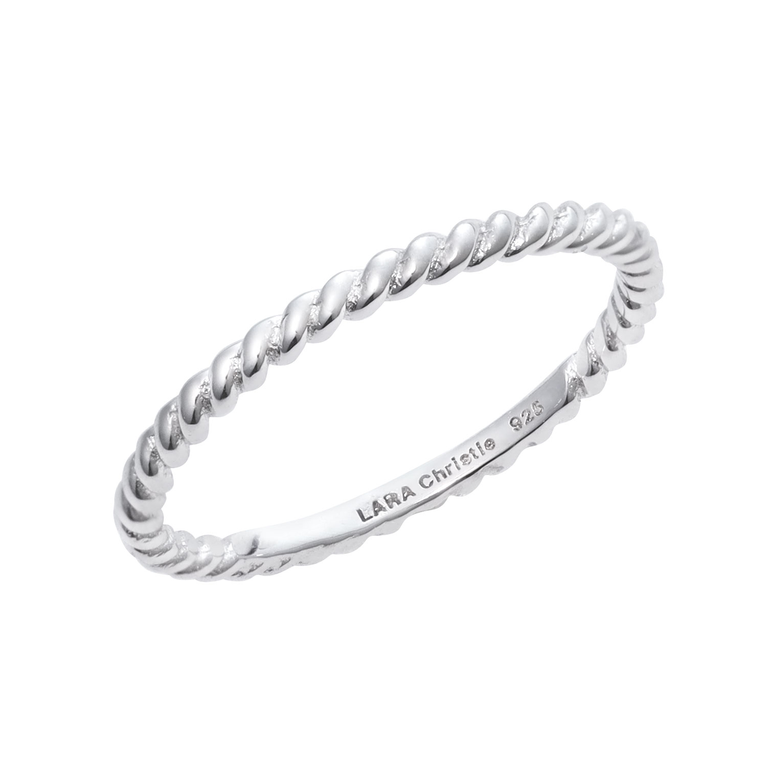 ピンキーリング レディース シルバー925 シルバー ツイストデザイン 細身 sv925  リング 指輪 3号 5号 7号 9号 11号