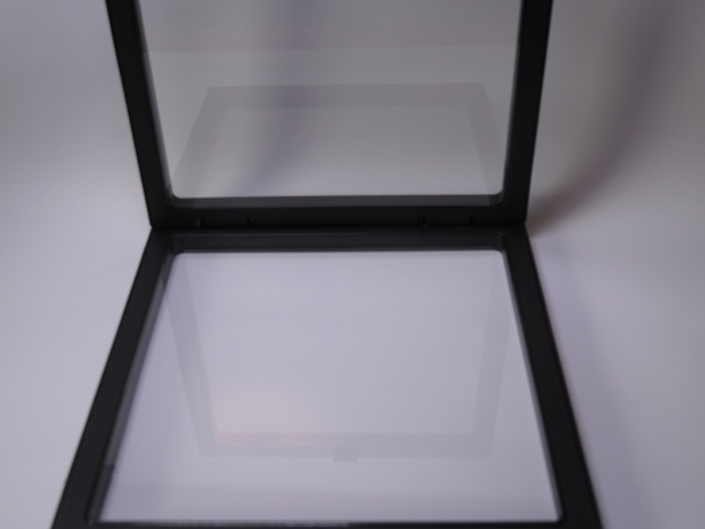 【ケース】（111～180個まで）フロートコレクションケース 180×180×20mm（ブラック■）ラリマー、天然石、ストーン、ジュエリーなどの発送やディスプレイに最適なエアフィルムケース【フィルムボックス】【ルースケース】