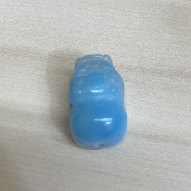 M様専用　ラリマー貔貅・ラリマーピアスNo.2と羽根