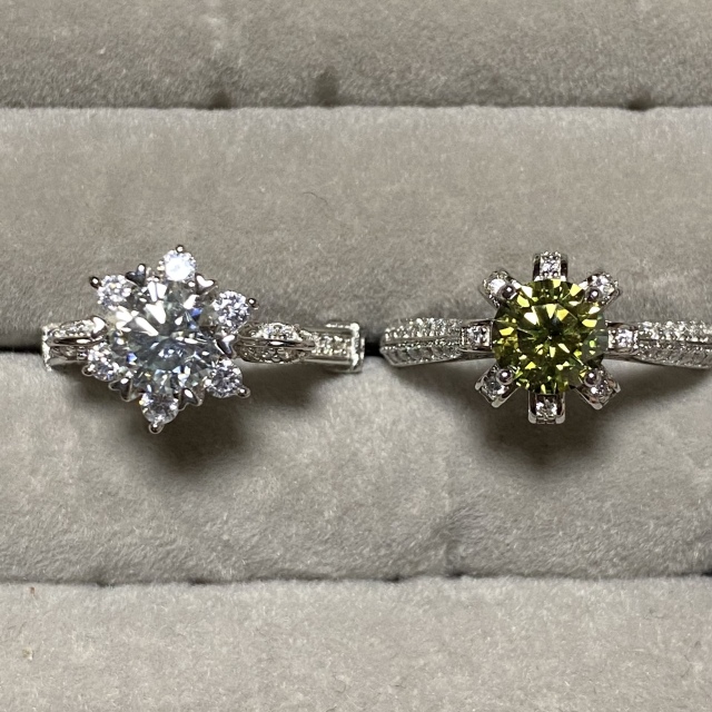 S様専用、モアサナイトリング、ラリマーさざれ、ラリマールース