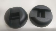 【J台(厚み20mm用)】（1～500個まで）自在展示スタンド フロートケース厚み20mm用J台（ブラック■）ラリマー、天然石、ストーン、ジュエリーなどの発送やディスプレイ、コレクションに最適【ルースケース台】