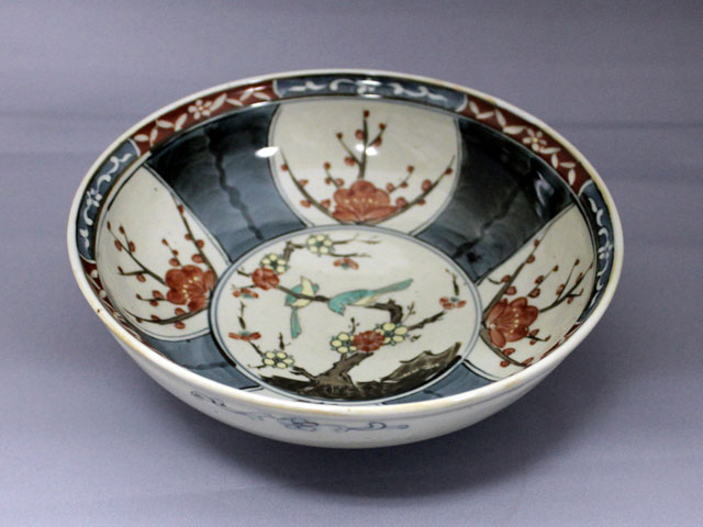 五代目佐藤走波 染錦花鳥鉢 食器のお店 Latable