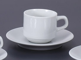 ベーシックスタックコーヒー碗皿