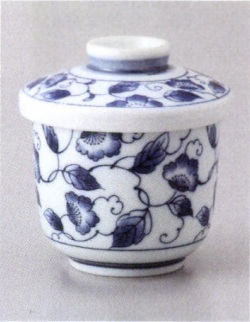 美濃唐津　蒸し碗セット5客 楽天市場】茶碗蒸し 食器 美濃焼 菊割蓋物 5個組 セット 容器