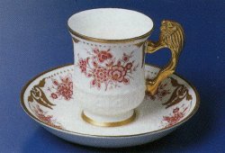 コレクションコーヒー碗皿　ローズ