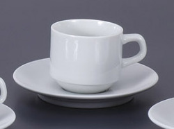 ベーシックスタックコーヒー碗皿