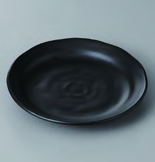 MYB3-243-76　黒マット５．０皿