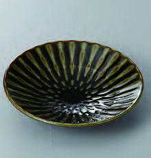 MYB3-247-30　フォーカス　織部輪二重５．０浅鉢