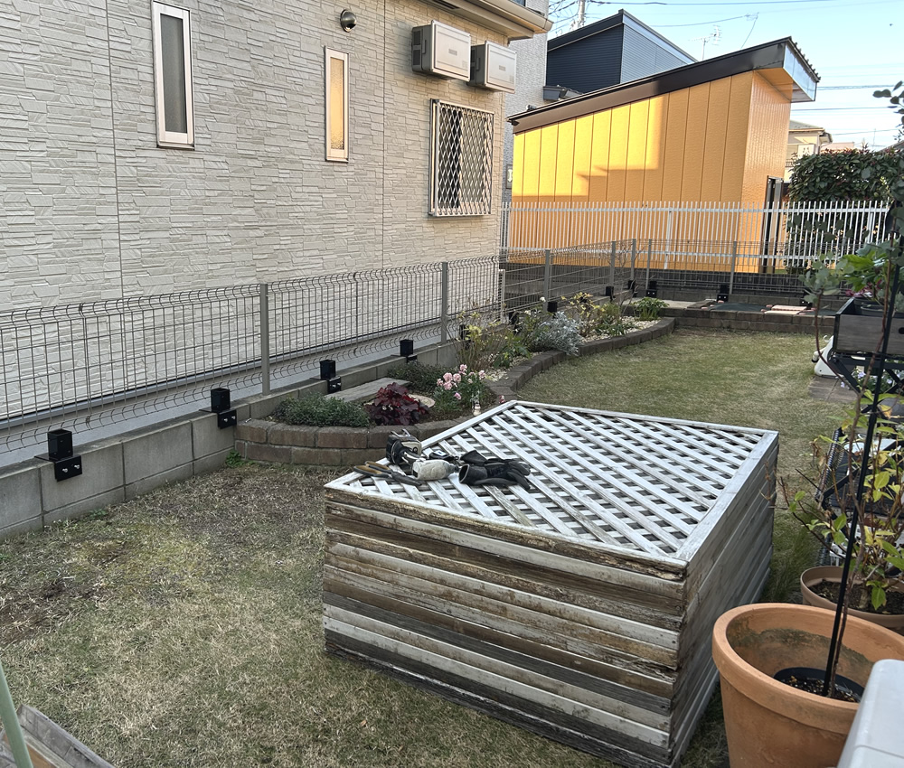 �V�����u���b�N�p�̌Œ�����ݒu���Ă��܂��B