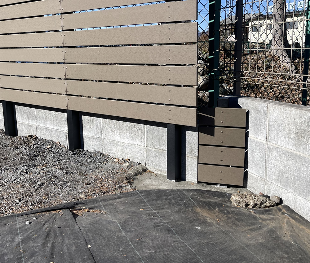 �͂��Ɍ��Ԃ�����܂����̂ŁA��񂿂��̒E���h�~�Ƃ��āA�����ȃt�F���X�����܂����B