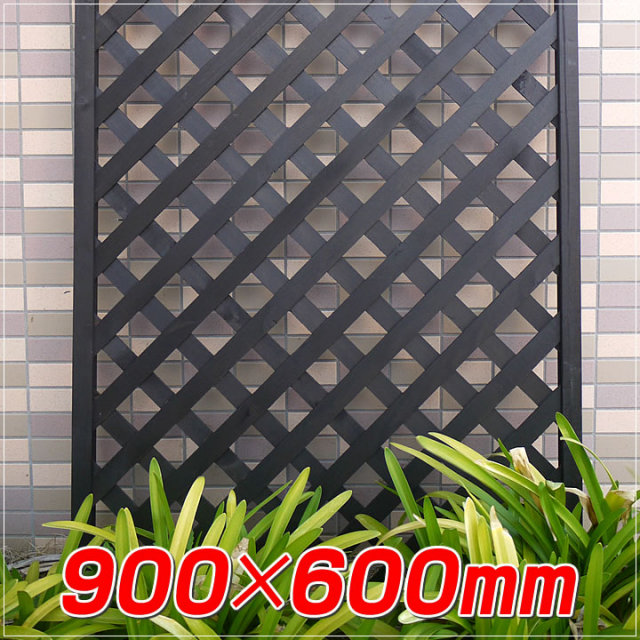 着色格子ラティス900×600　ダークブラウン