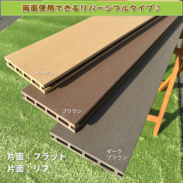 定尺サイズ人工木ウッドデッキキット - ラティス専門店のエコウッド