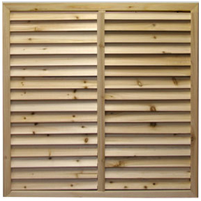 無着色ルーバーラティス