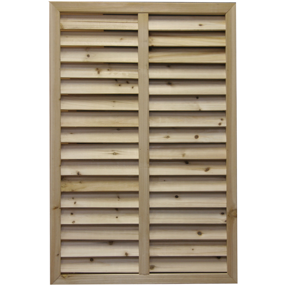 無着色ルーバーラティス