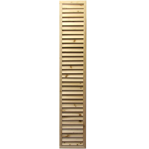 無着色ルーバーラティス