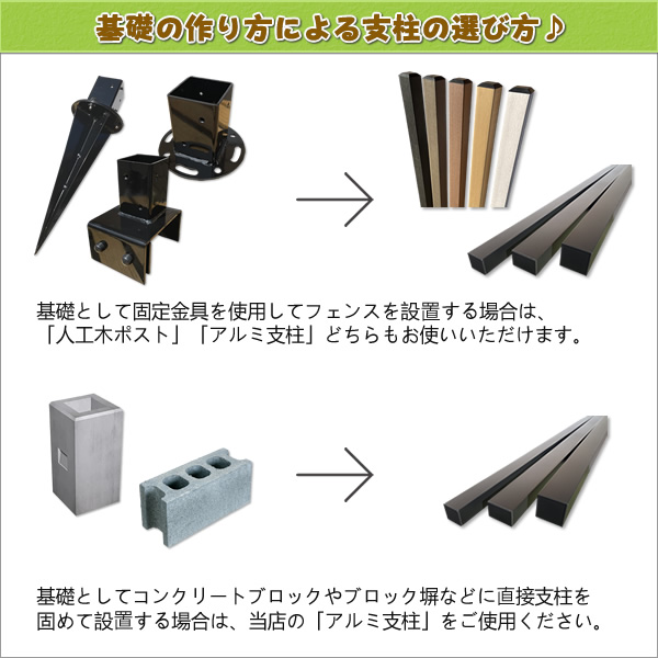 人工木ラティス専用ポスト1200ベージュ - エコウッド