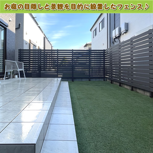 メンテナンス不要の人工木60角フェンスポストNEW 2000ブラック