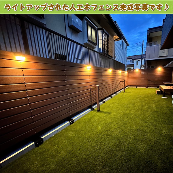 メンテナンス不要の人工木60角フェンスポストNEW 2000ブラウン