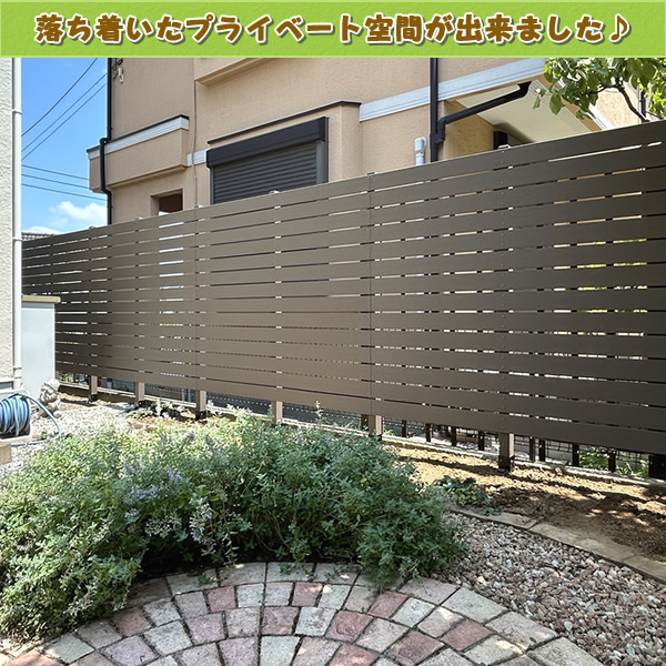 メンテナンス不要の人工木60角フェンスポストNEW 2000ダーク