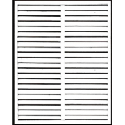 目隠しに最適な天然木ルーバーラティスのホワイト色 - ラティス