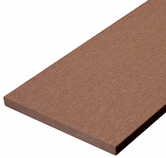 エコウッド人工木材（薄型100×8mm）ブラウン1800mm　-　JAN2317