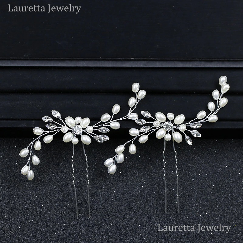 HA20002 2点セット ヘアアクセサリー ヘアピン ヘッドピース 髪飾り かんざし パーティー 結婚式  成人式  卒業式 プロム ドレス 着物