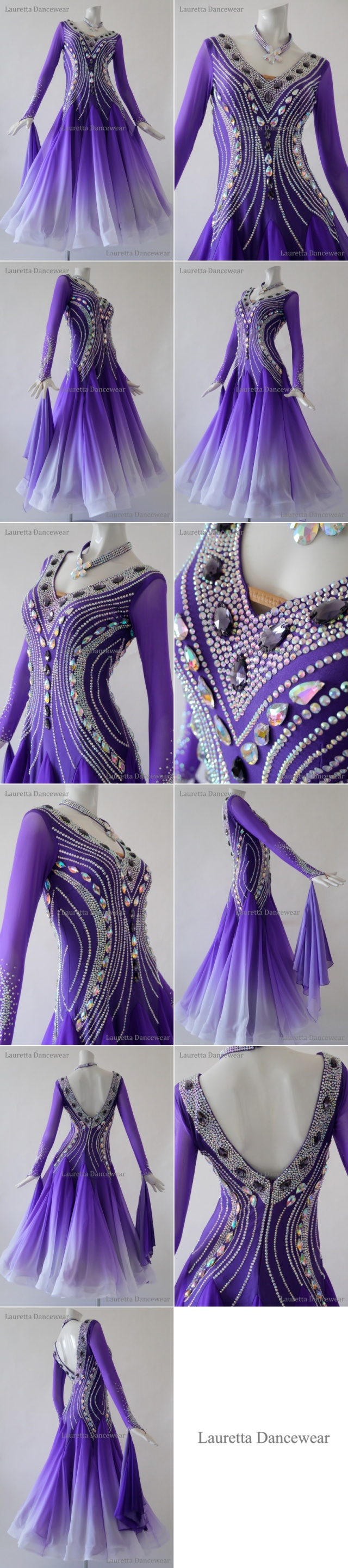 社交ダンスドレス・衣装】ST20944 スタンダード/モダン 高級仕様