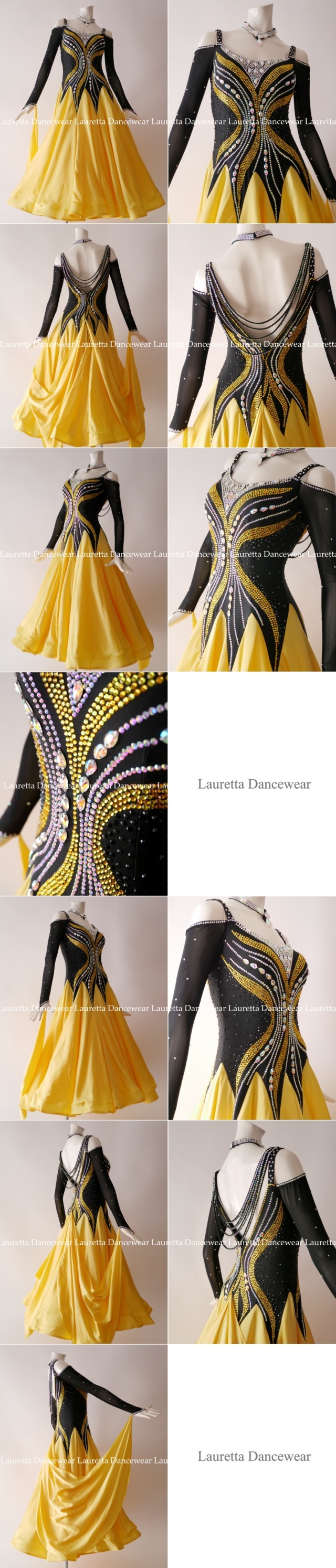 社交ダンスドレス・衣装】ST21095 スタンダード/モダン 高級仕様