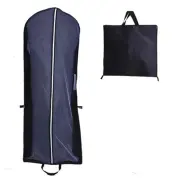 DG20010 ガーメントバッグ ドレスカバー 持ち運び 収納バッグ 不織布 ブラック