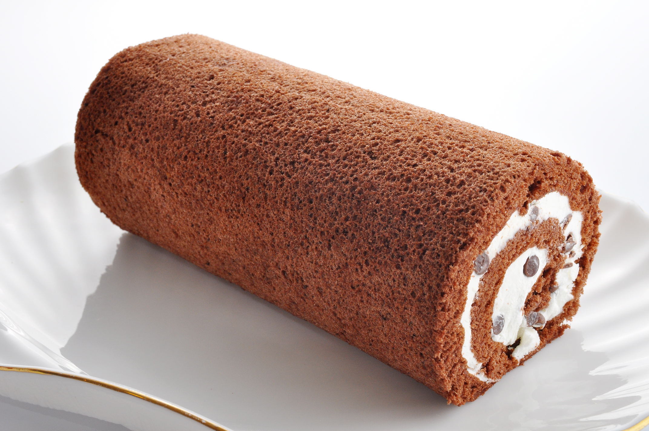 食品サンプル☆リアルなXmasチョコロールケーキ♡新品 到津ロール（チョコ） ケーキ工房 ル・ノール