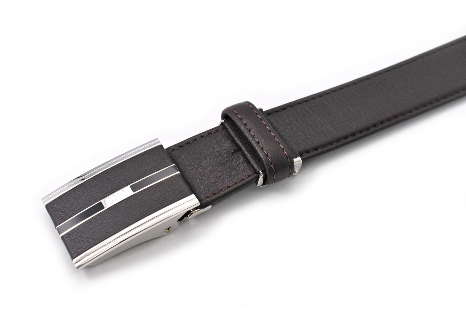 牛革 ビジネスベルト スライドバックル式 「ダックス」 DB23012