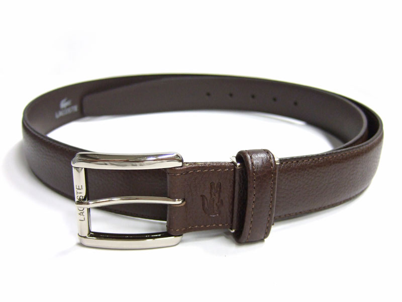美品 LACOSTE ベルト 牛革ビジネスベルト 「LACOSTE（ラコステ）」 LB84560