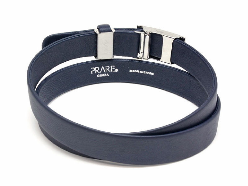 牛革 無双 ソフトメンズベルト 30mm幅 スライドバックル式 「プレリー