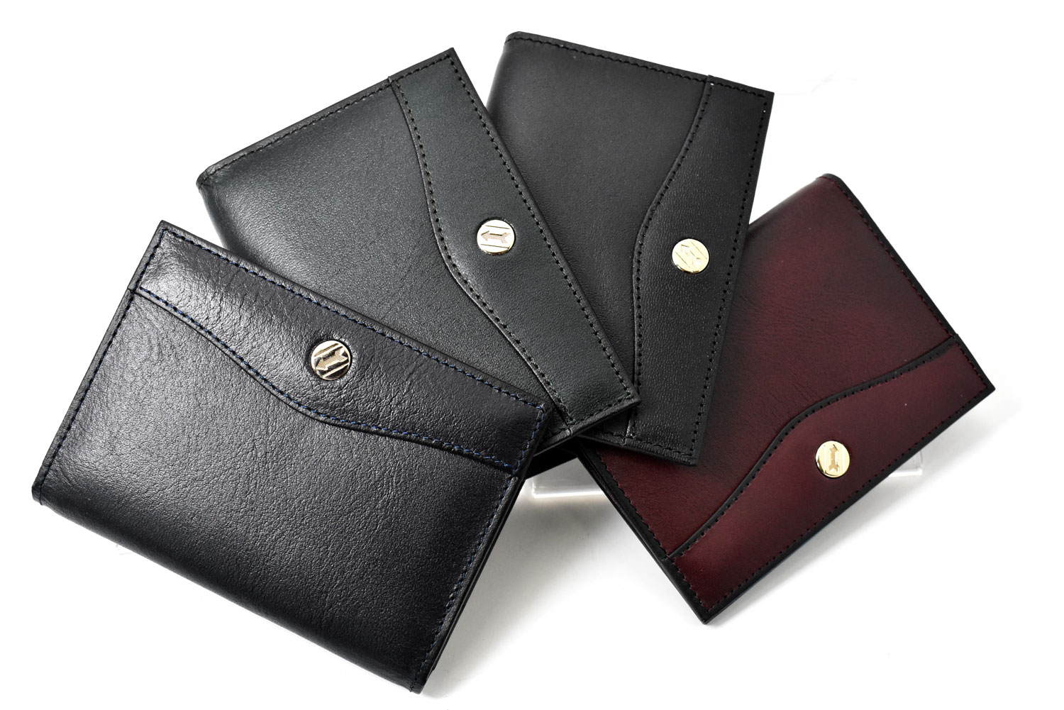 ゴールドファイルオックスフォードバーガンディ、パスケース、カードケース、定期入れ gp10811-ba2.jpg