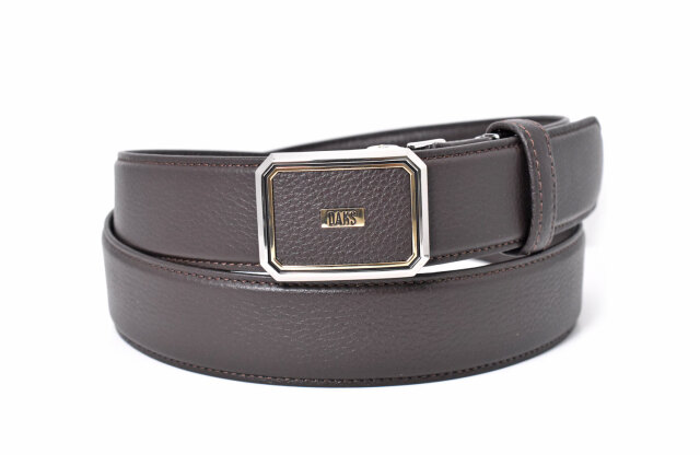 牛革 ビジネスベルト 35mm幅 スライドバックル式 「ダックス