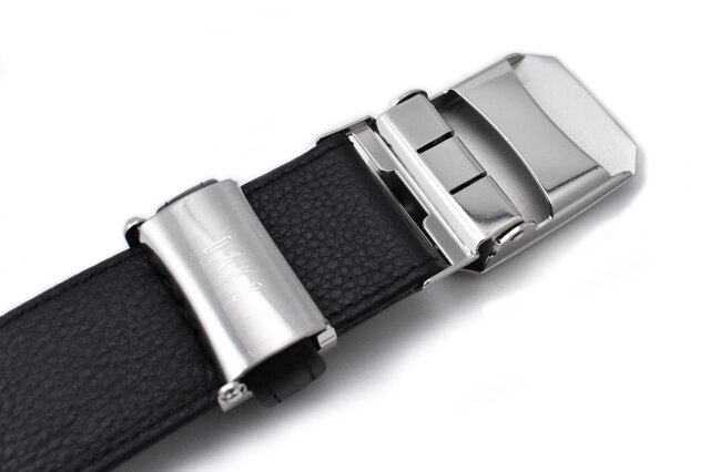 牛革 ビジネスベルト 35mm幅 スライドバックル式 「ダックス」 DB25910